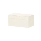 Caixa Decorativa em MDF e Linho off White 20,5cm