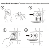 Instruções para usar uma ventosa