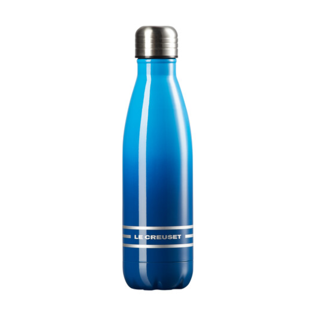 Garrafa de Hidratação em Aço Inox Azul Marseille 500ml Le Creuset