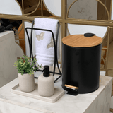 Porta Toalha Lavabo Black Aço Preto