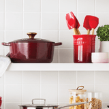 Porta Utensilios Cerâmica Clássico Vermelho 1 Litro Le Creuset