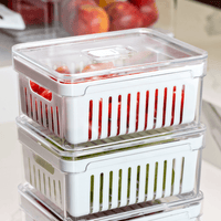 Organizador de Geladeira Clear Fresh com Cesto 2,2 Litros