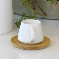 Conjunto de Xicaras para Café com Pires e Suporte Oasis 7 Peças