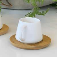 Conjunto de Xicaras para Café com Pires e Suporte Oasis 7 Peças