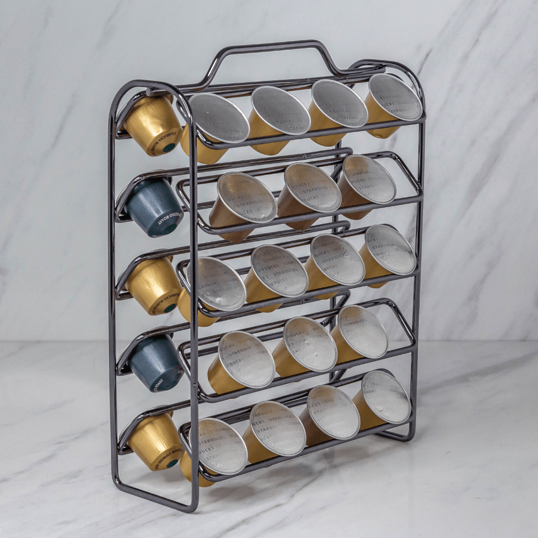 Organizador Porta Cápsulas Nespresso Preto Ônix