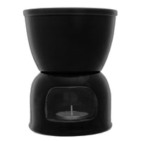 Aparelho de Fondue para Duas Pessoas Preto 4 Peças 400ml - Ela Decora