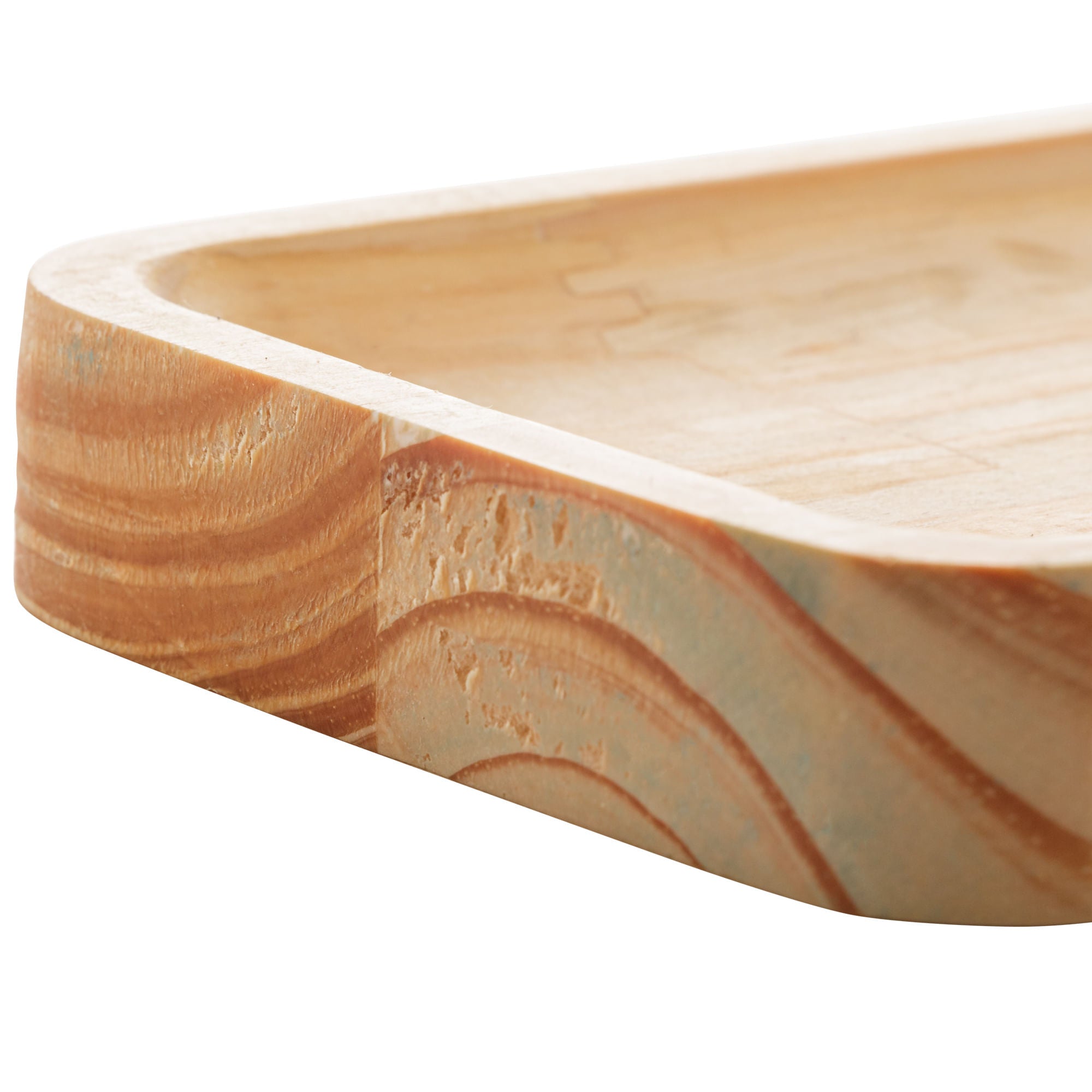 Bandeja de Madeira Pinus 30cm x 12cm x 2cm - Ela Decora