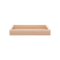 Bandeja Retangular de MDF com Fundo Trelica 30cm - Ela Decora