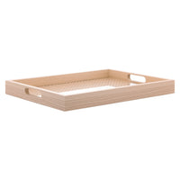 Bandeja Retangular em MDF e Trelica 40cm - Ela Decora