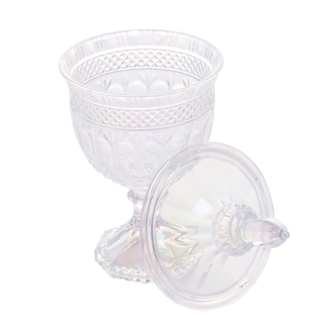 Bomboniere de Cristal De Chumbo Brandon Rainbow 24,5cm - Ela Decora