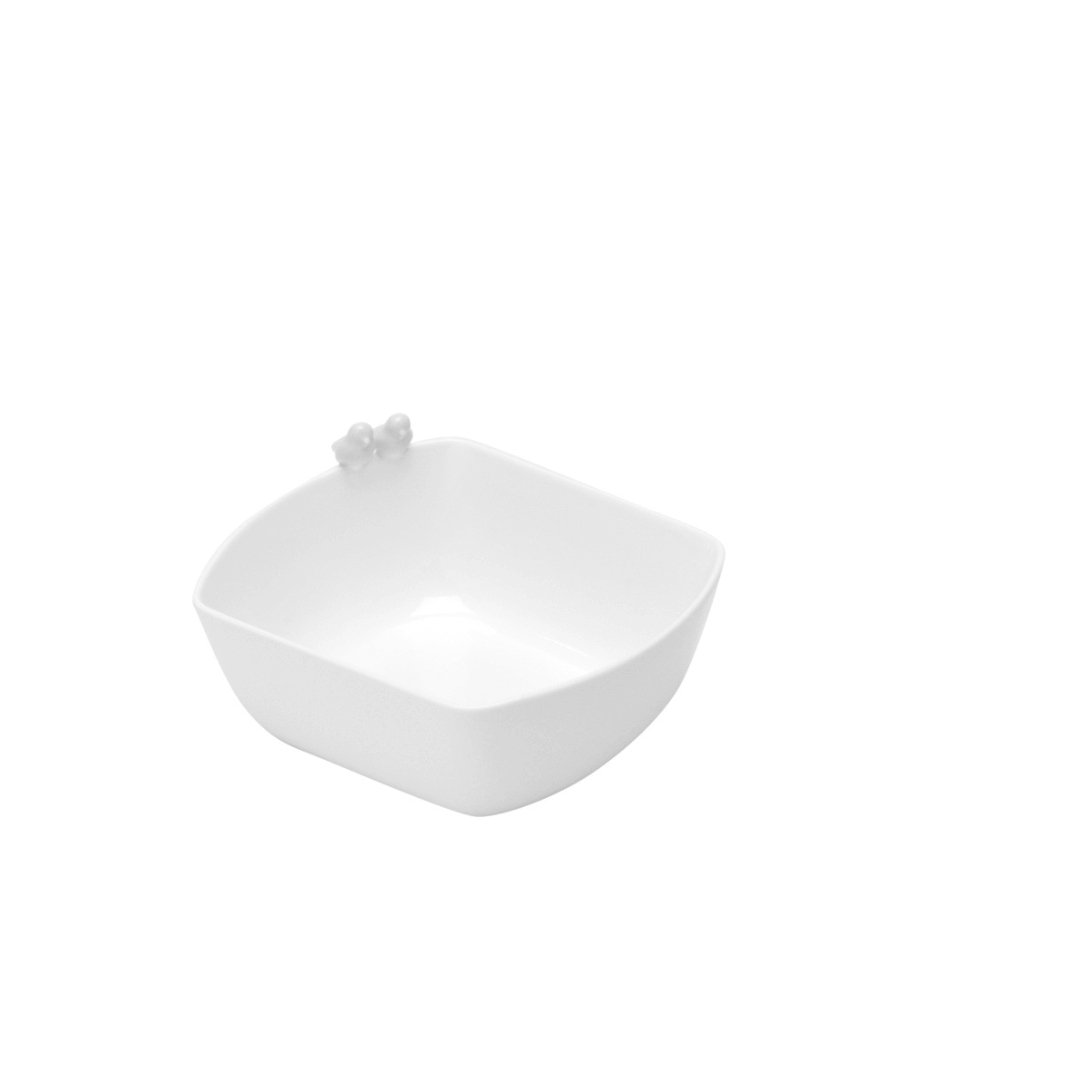 Bowl Porcelana Birds Branco 16cm - Ela Decora