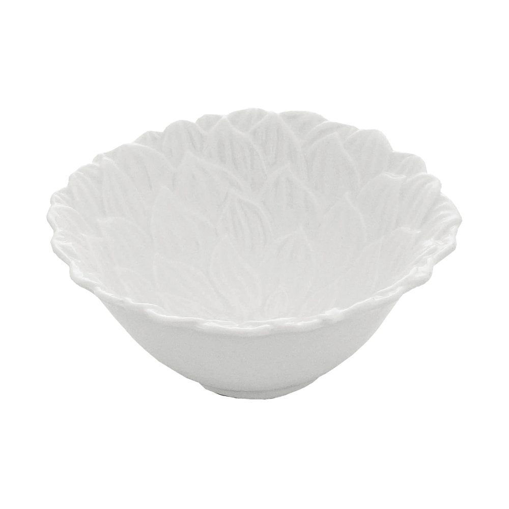 Bowl Porcelana Daisy Flor Branco - 14 cm - Ela Decora