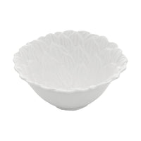 Bowl Porcelana Daisy Flor Branco - 14 cm - Ela Decora