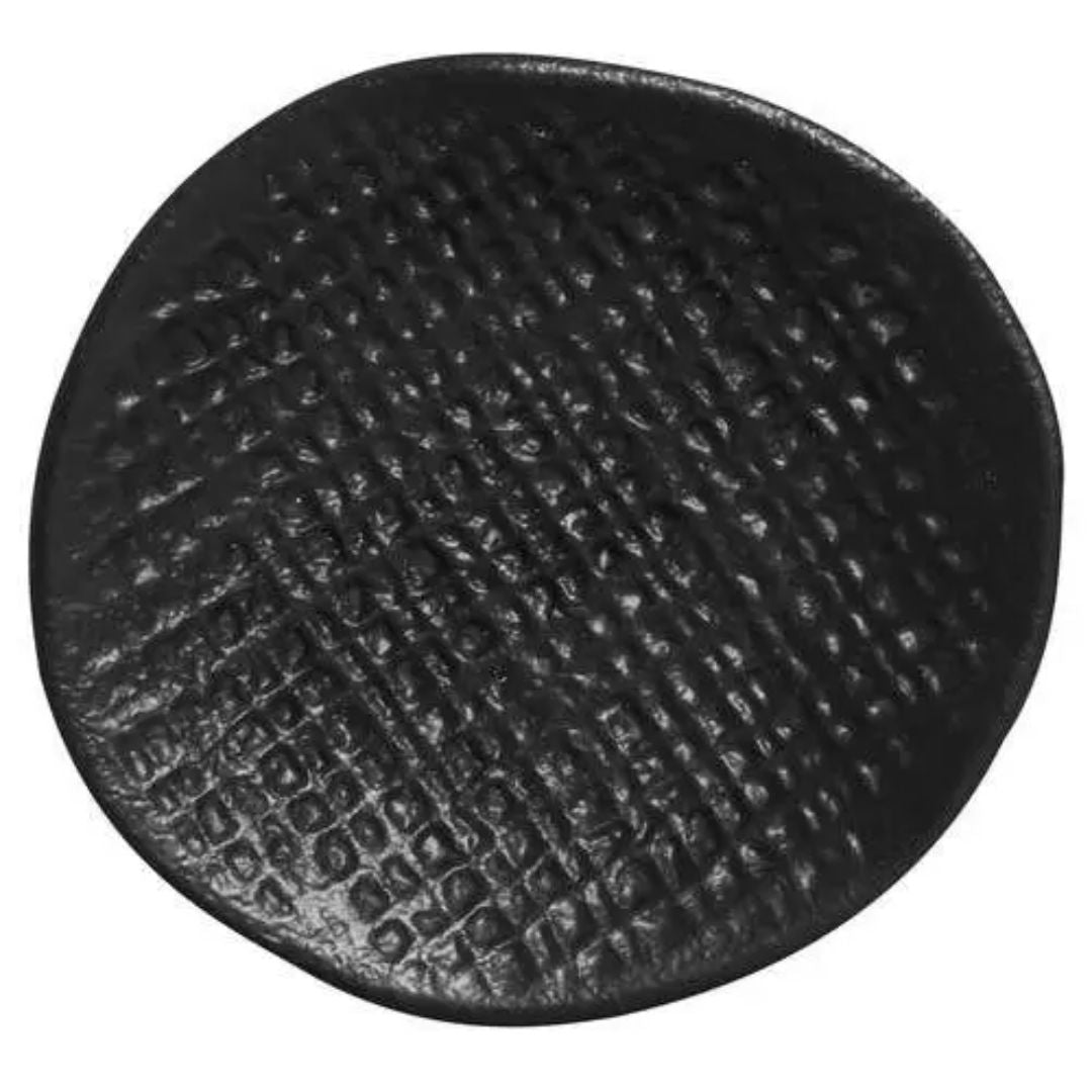 Bowl Porta Shoyu Cerâmica Juta Matte Preto 11cm - Ela Decora