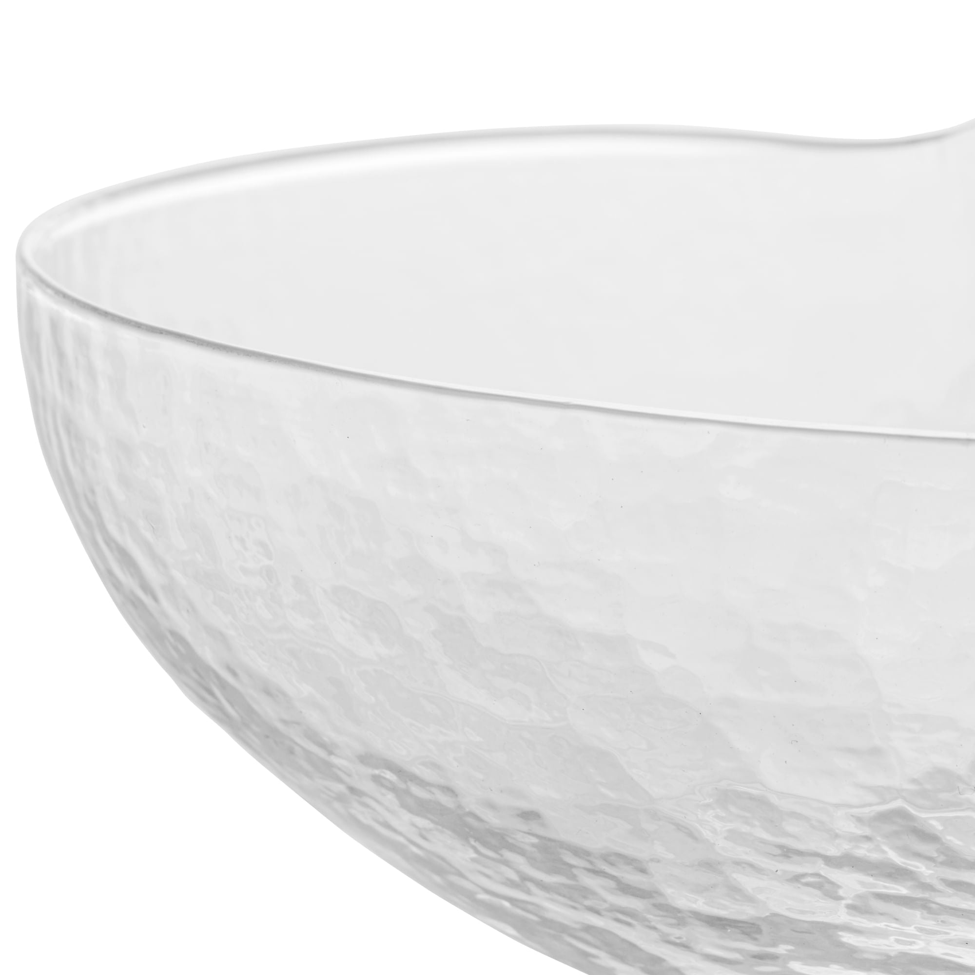 Bowl Vidro Martelado Coração Heart - 15 cm - Ela Decora