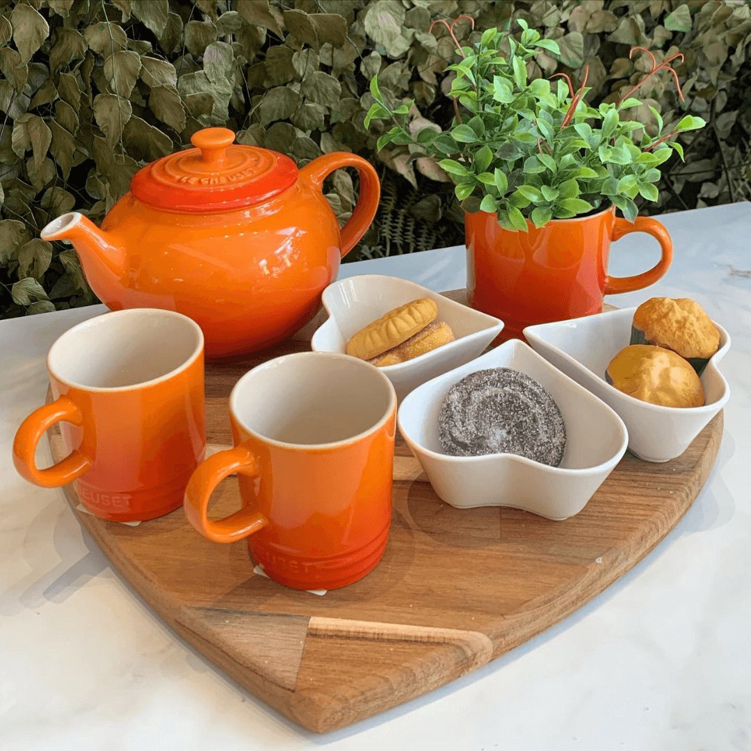 Bule Com Infusor Laranja Le Creuset - 600ml - Ela Decora