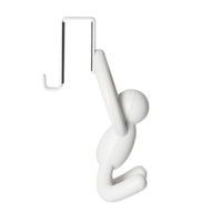 Cabide Gancho de Porta para Encaixar Buddy Branco Umbra - 13 cm - Ela Decora