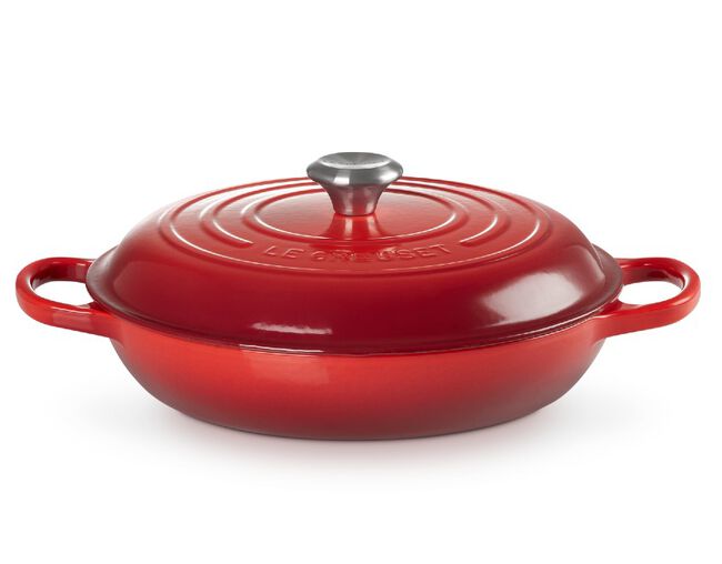 Caçarola Buffet Signature Vermelha 40cm Le Creuset - Ela Decora