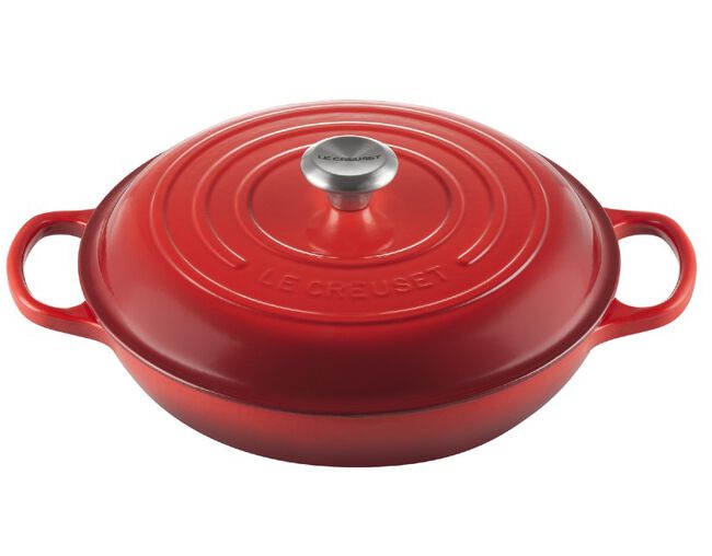 Caçarola Buffet Signature Vermelha 40cm Le Creuset - Ela Decora