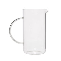 Cafeteira Francesa de Vidro com Tampa em Bambu 600ml - Ela Decora