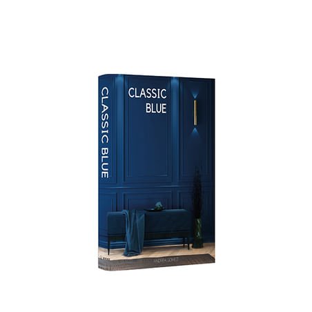 Caixa Livro Classic Azul 30cm - Ela Decora