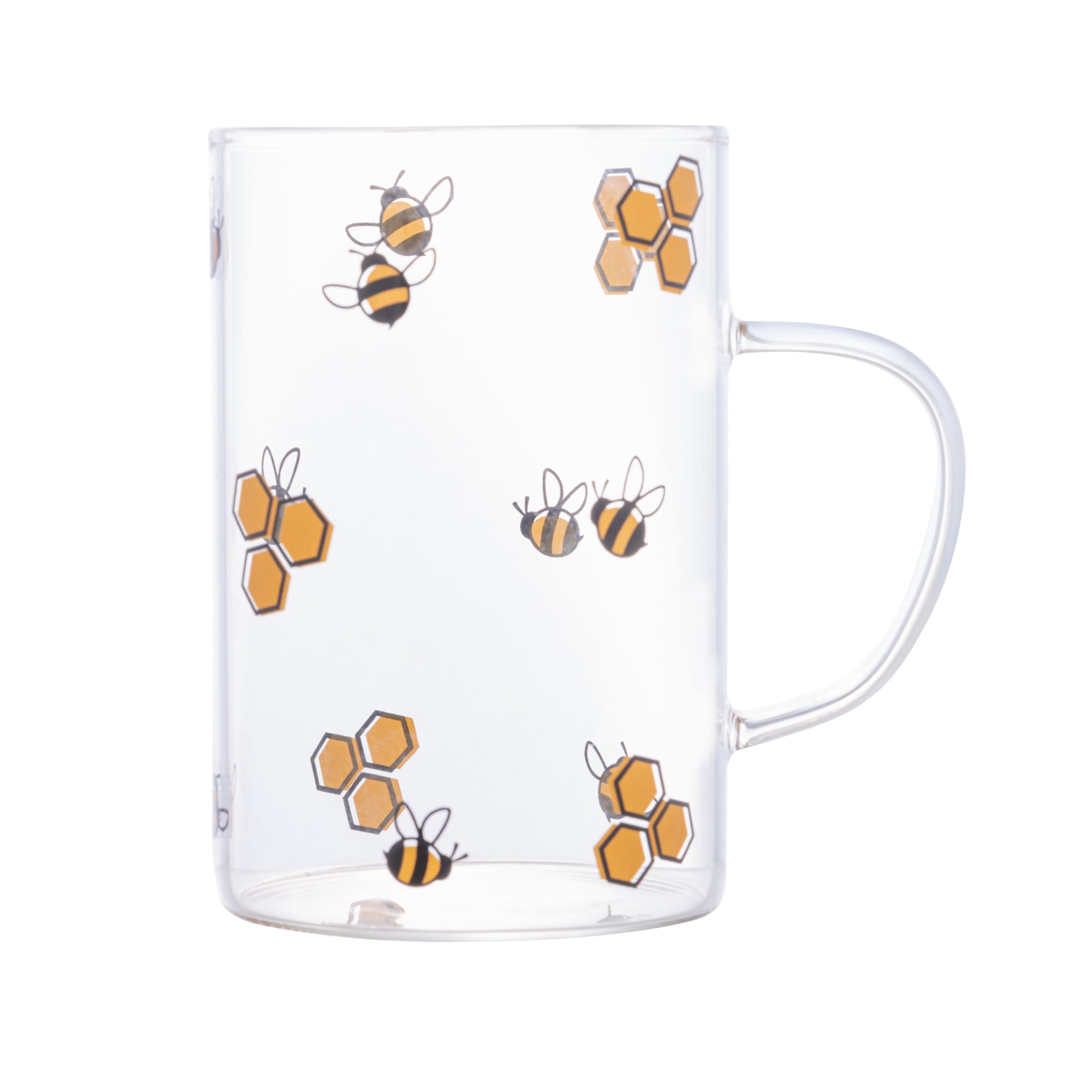 Caneca de Vidro Abelha Bee 280ml - Ela Decora