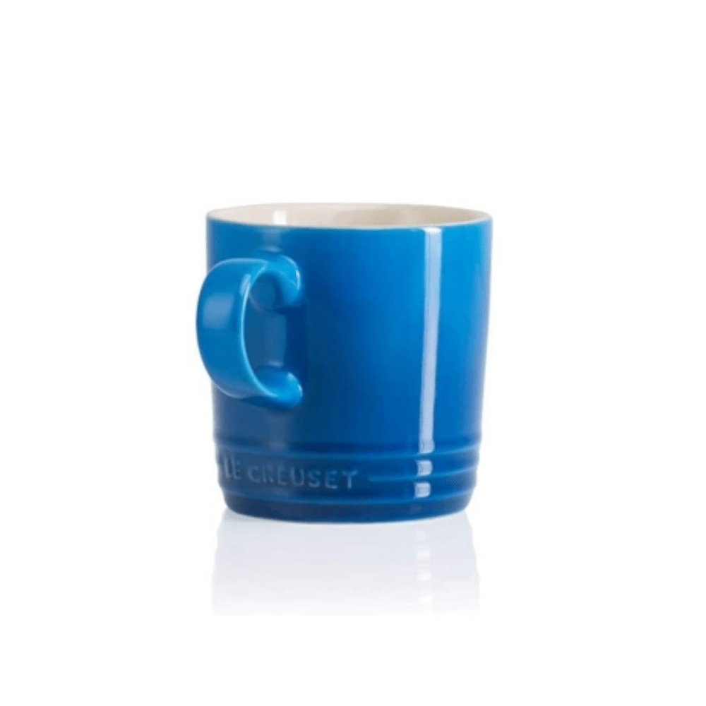 Caneca Espresso Cerâmica Azul Marseille Le Creuset - 100 ml - Ela Decora