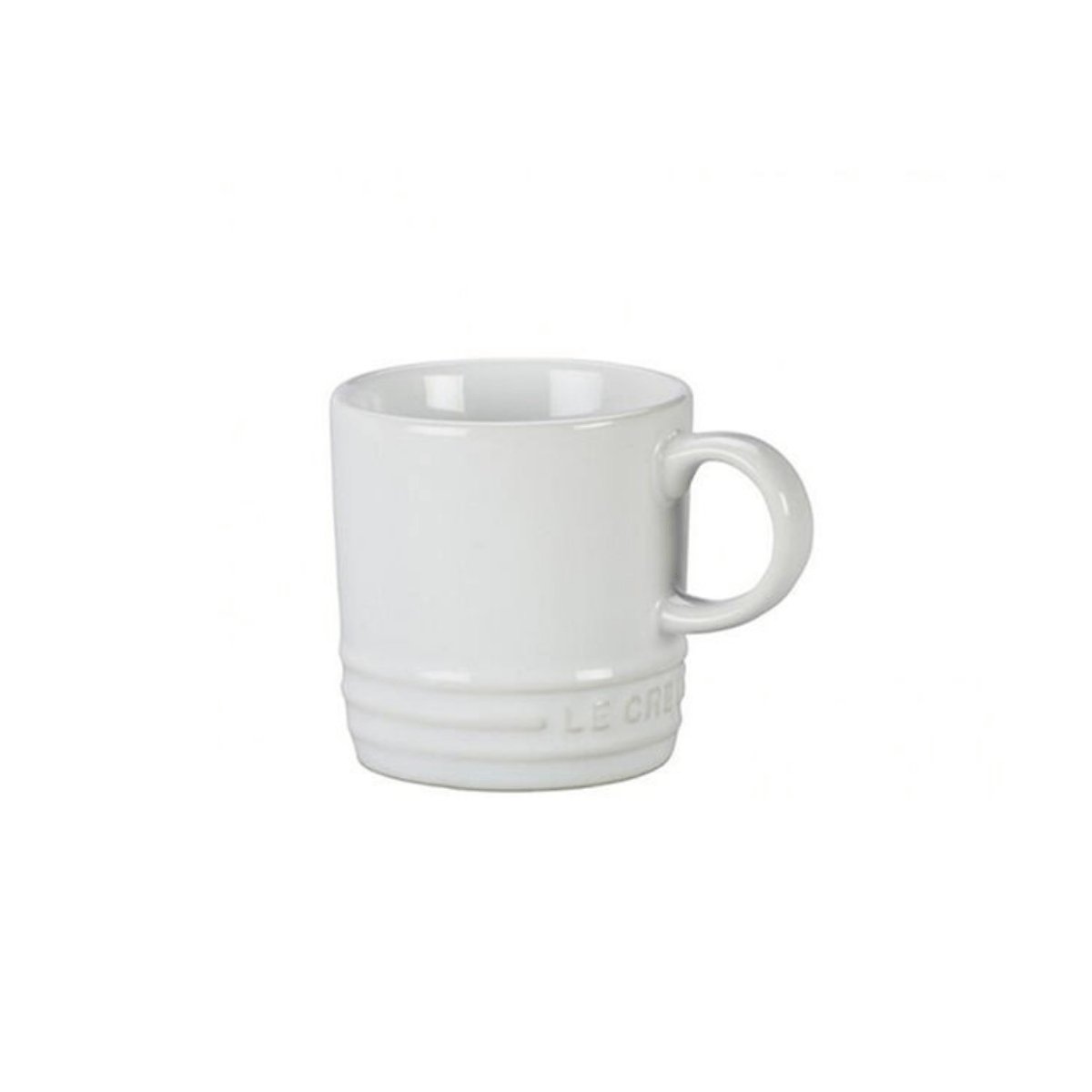 Caneca Espresso Cerâmica Branca Le Creuset - 100 ml - Ela Decora