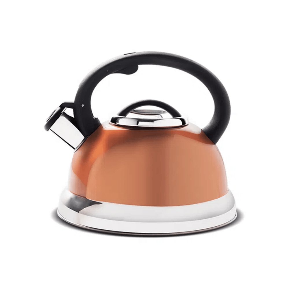 Chaleira Com Apito 2,7L Indução Roma Rose Gold - Ela Decora