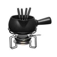 Conjunto de Fondue Genebra Preto 8 peças 750ml - Ela Decora