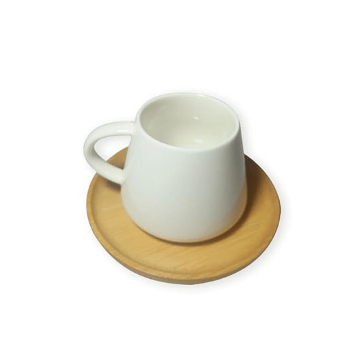 Conjunto de Xicaras para Café com Pires e Suporte Oasis 7 Peças - Ela Decora