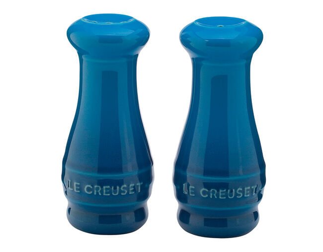 Conjunto Saleiro e Pimenteiro Azul Marseille 110ml Le Creuset - Ela Decora