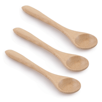 Jogo de Colheres em Bambu Ecokitchen 14cm 3 Peças