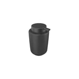 Dispenser Porta Sabonete Liquido Cerâmica Osaka Preto Marmorizado 250ml - Ela Decora