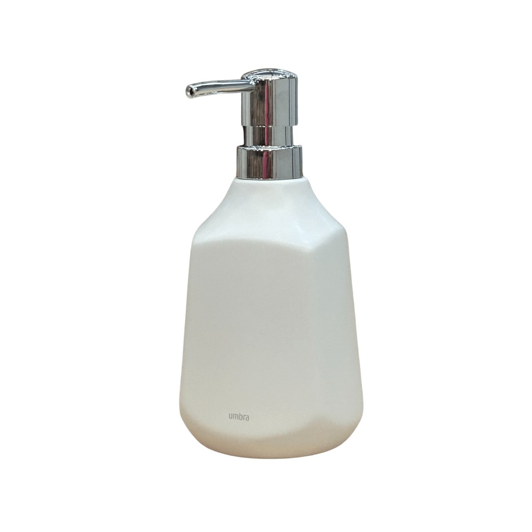 Dispenser Porta Sabonete Liquido Corsa Branco 384ml - Ela Decora