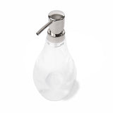 Dispenser Porta Sabonete Líquido Droplet Transparente 280ml - Ela Decora