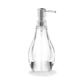 Dispenser Porta Sabonete Líquido Droplet Transparente 280ml - Ela Decora