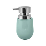 Dispenser Porta Sabonete Líquido New Belly Cromo Verde - 400 ml - Ela Decora