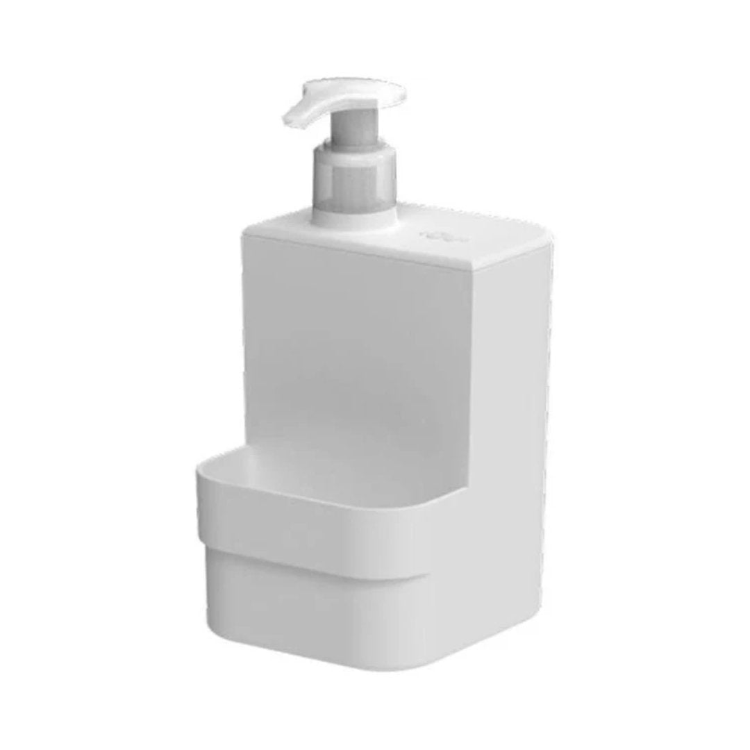 Dispenser Porta Sabonete Liquido Trium Compact Branco 500ml - Ela Decora