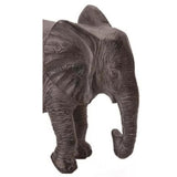 Escultura Elefante em Poliresina Preto 17cm - Ela Decora