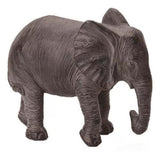 Escultura Elefante em Poliresina Preto 17cm - Ela Decora