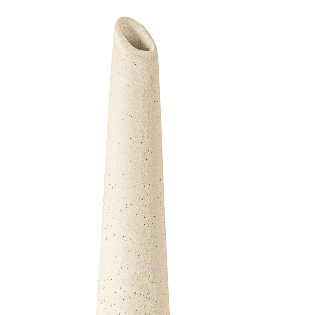 Vaso Decorativo em Cerâmica Branco 46,5cm