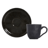 Jogo 6 Xícaras de Café com Píres Bio Stoneware Imo 120ml