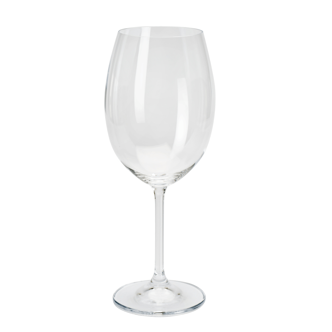 Jogo de Taças Cristal Ecológico Para Vinho Tinto 450ml - 6 Peças - Ela Decora