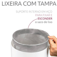 instruções sobre a lixeira