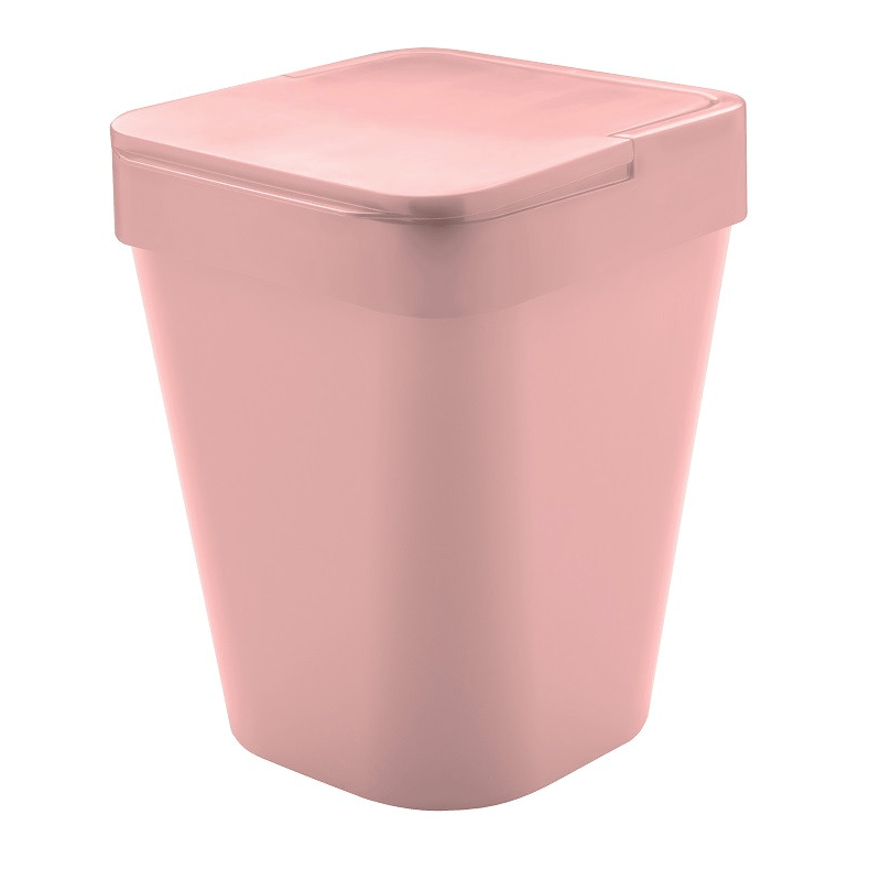 Lixeira Izzi 5 Litros Rosa Quartz - Ela Decora