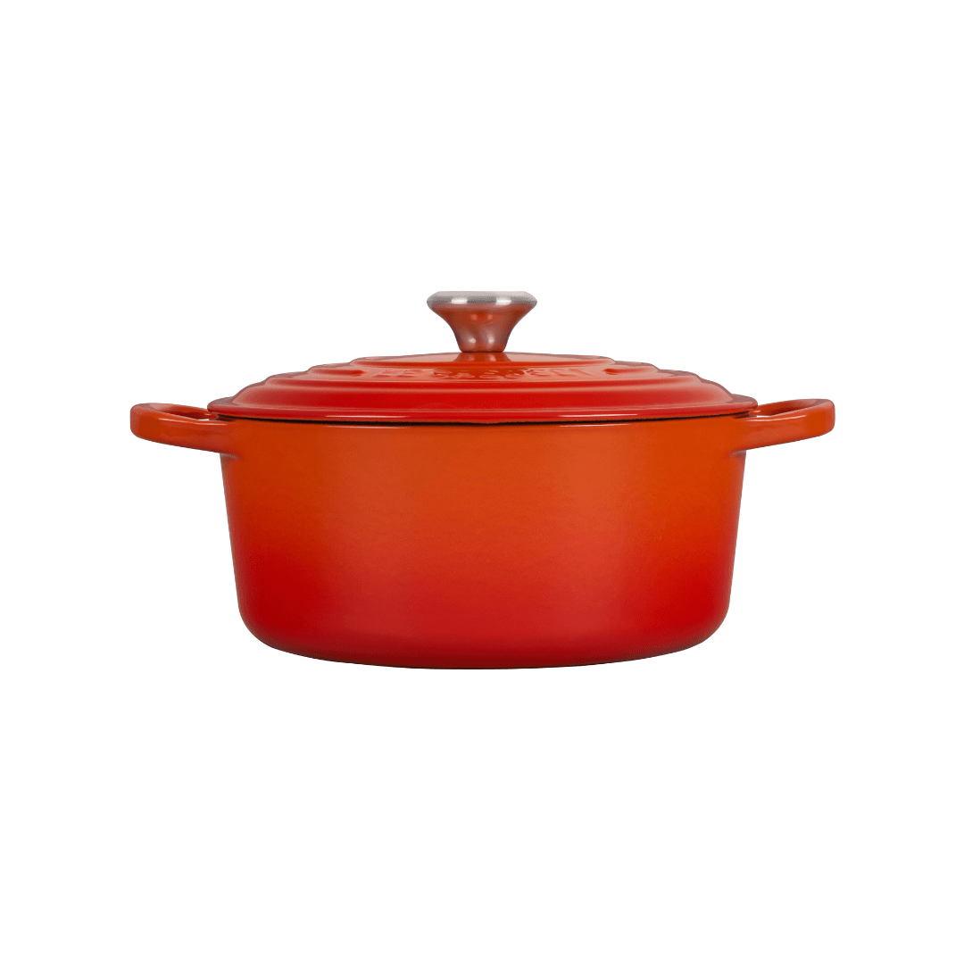 Panela Redonda Signature Laranja 26cm Le Creuset - Ela Decora