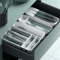 Organizador de Facas Perfect Branco 35cm