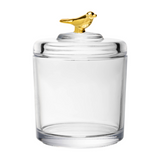 Pote com Tampa de Cristal Ecológico Golden Bird 14,5cm