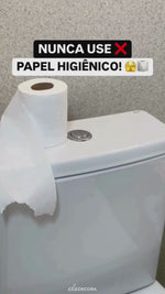 Stories de Suporte de Papel Higiênico e Lixeira 5 Litros Preto Fosco